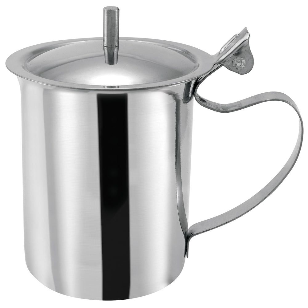 Winco Stainless Steel Economy Server/creamer With Knob, 10 Ounce Capacity