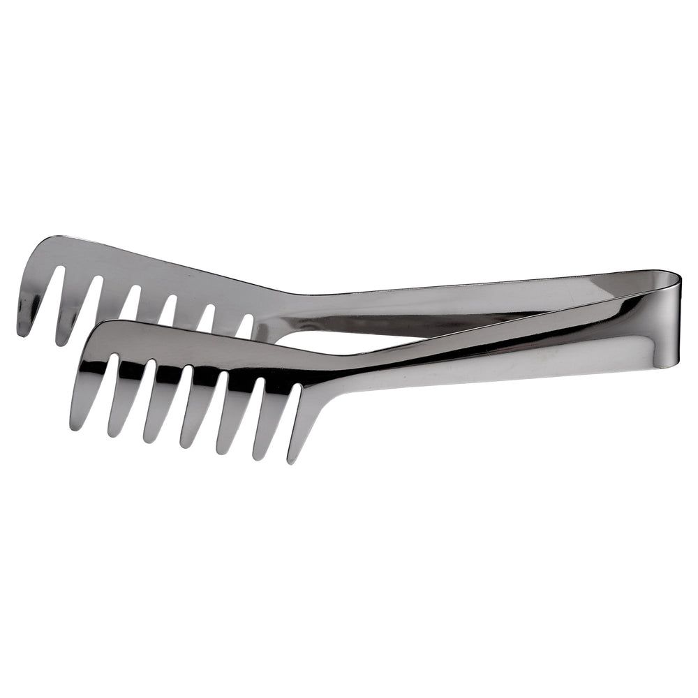 Winco Stainless Steel Mirror Finish Spaghetti Tong, 8 Inch