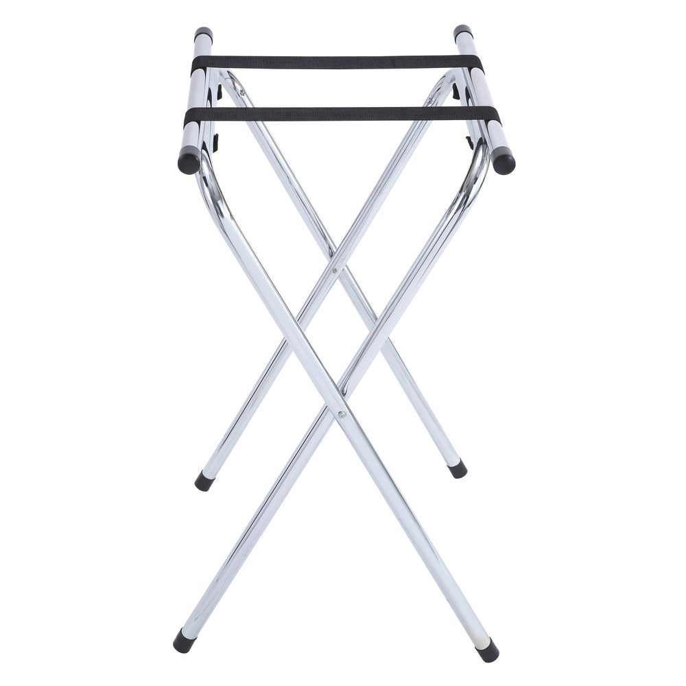Winco Chrome Steel Folding Tray Stand, 31 Inch Height -- 6 Per Case