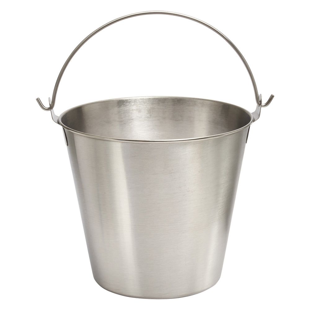 Winco Stainless Steel Utility Pail, 13 Quart Capacity