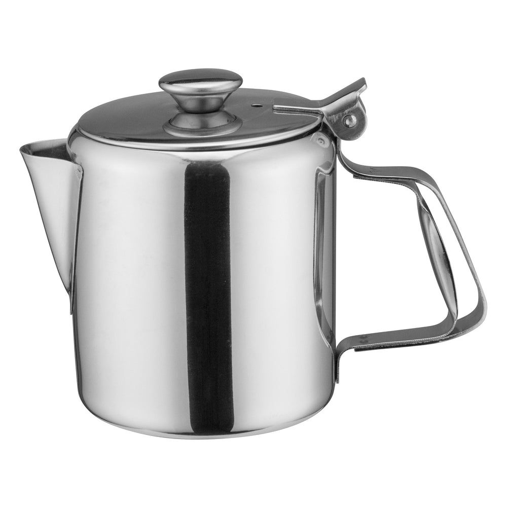 Winco Stainless Steel Short Spout Beverage Server, 12 Ounce Capacity