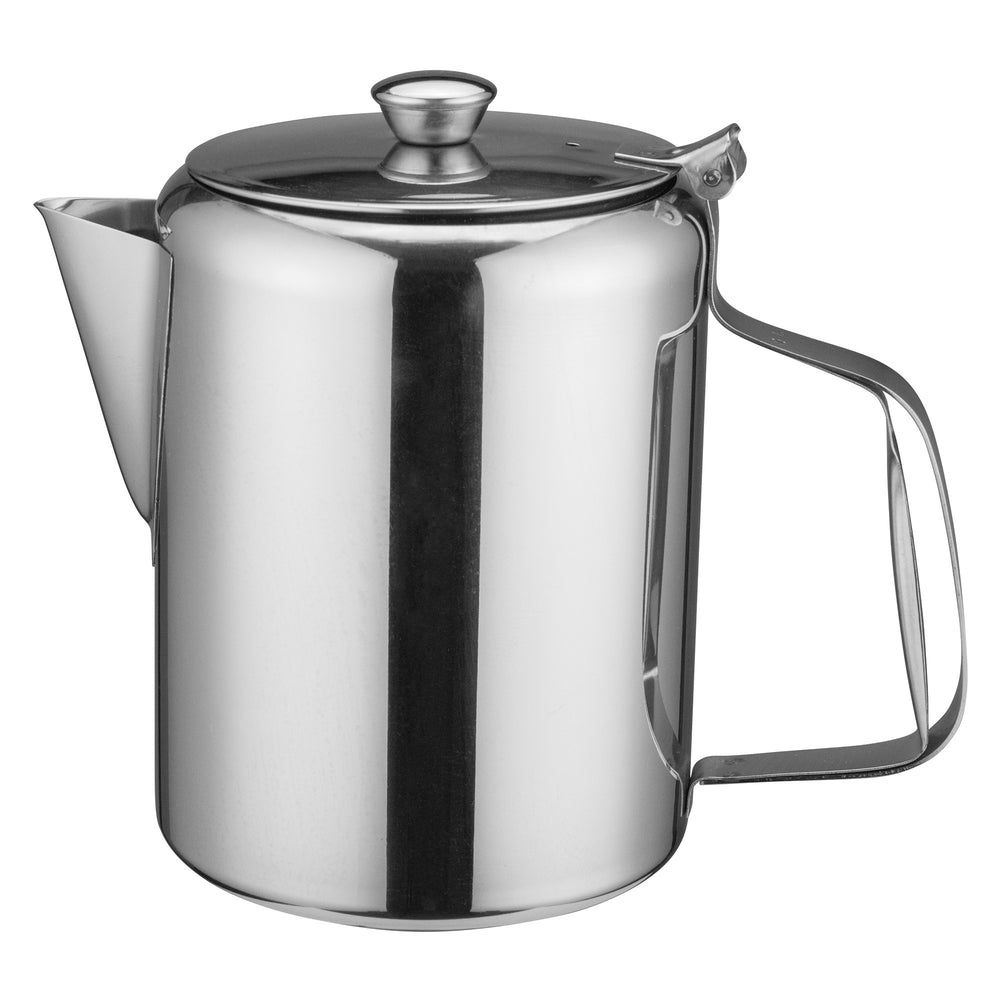 Winco Stainless Steel Short Spout Beverage Server, 70 Ounce Capacity