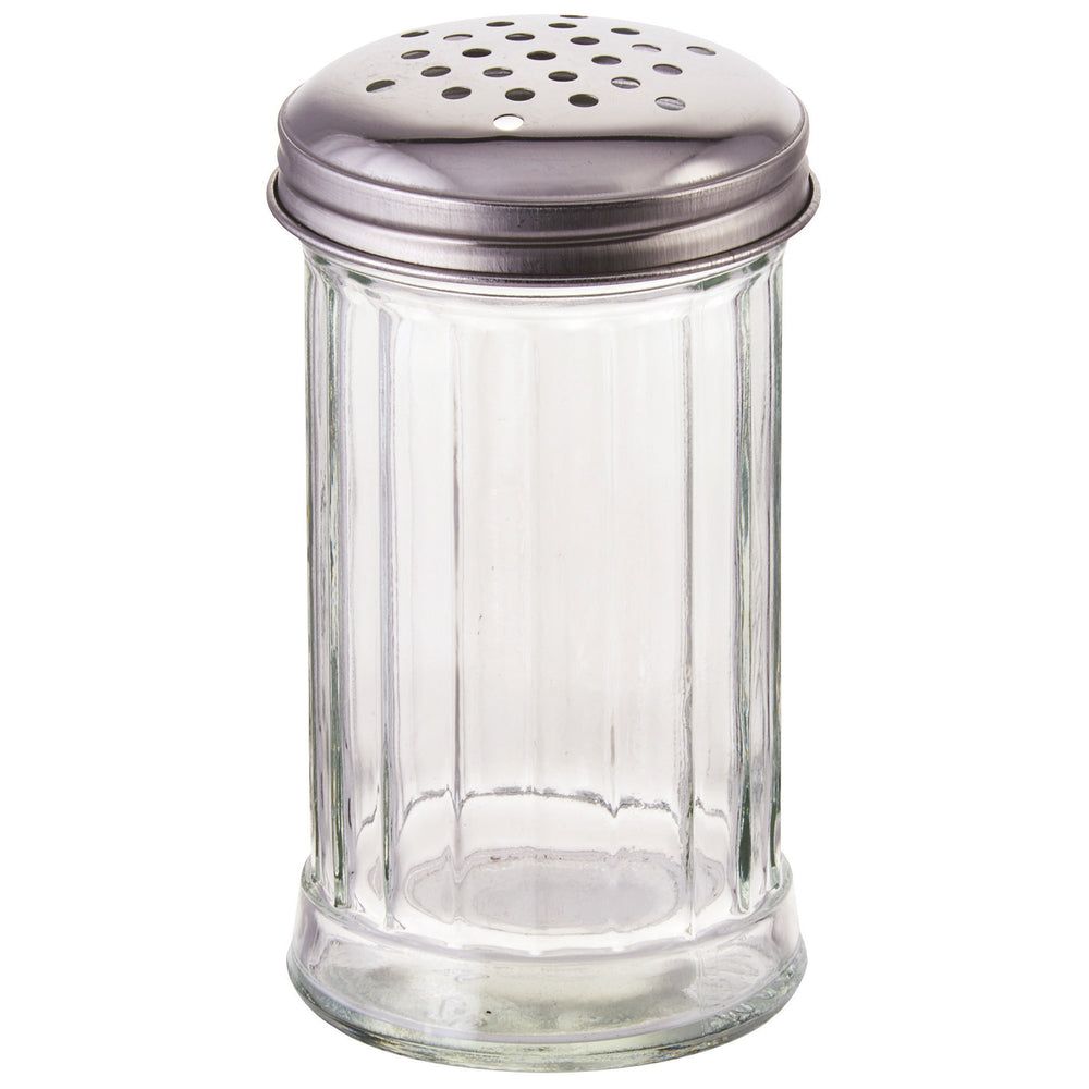 Winco Glass Cheese/spice Shaker With Perforated Top, 12 Ounce Capacity -- 12 Per Case