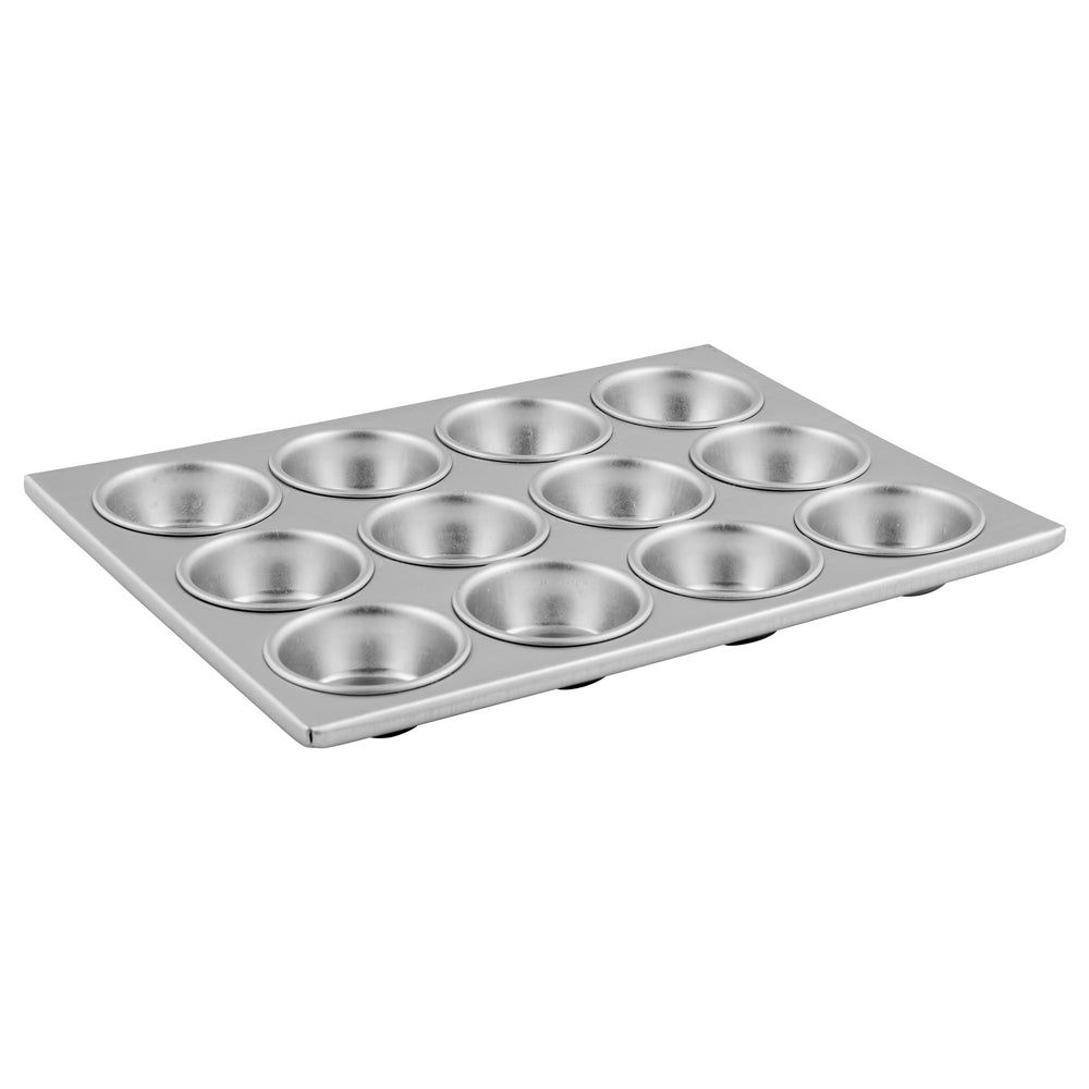 Winco Aluminum Twelve 3 Ounce Cup Muffin Pan, 14 X 11 Inch