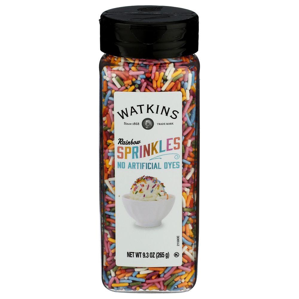 Watkins Rainbow Sprinkles, 9.3 Ounce -- 6 Per Case