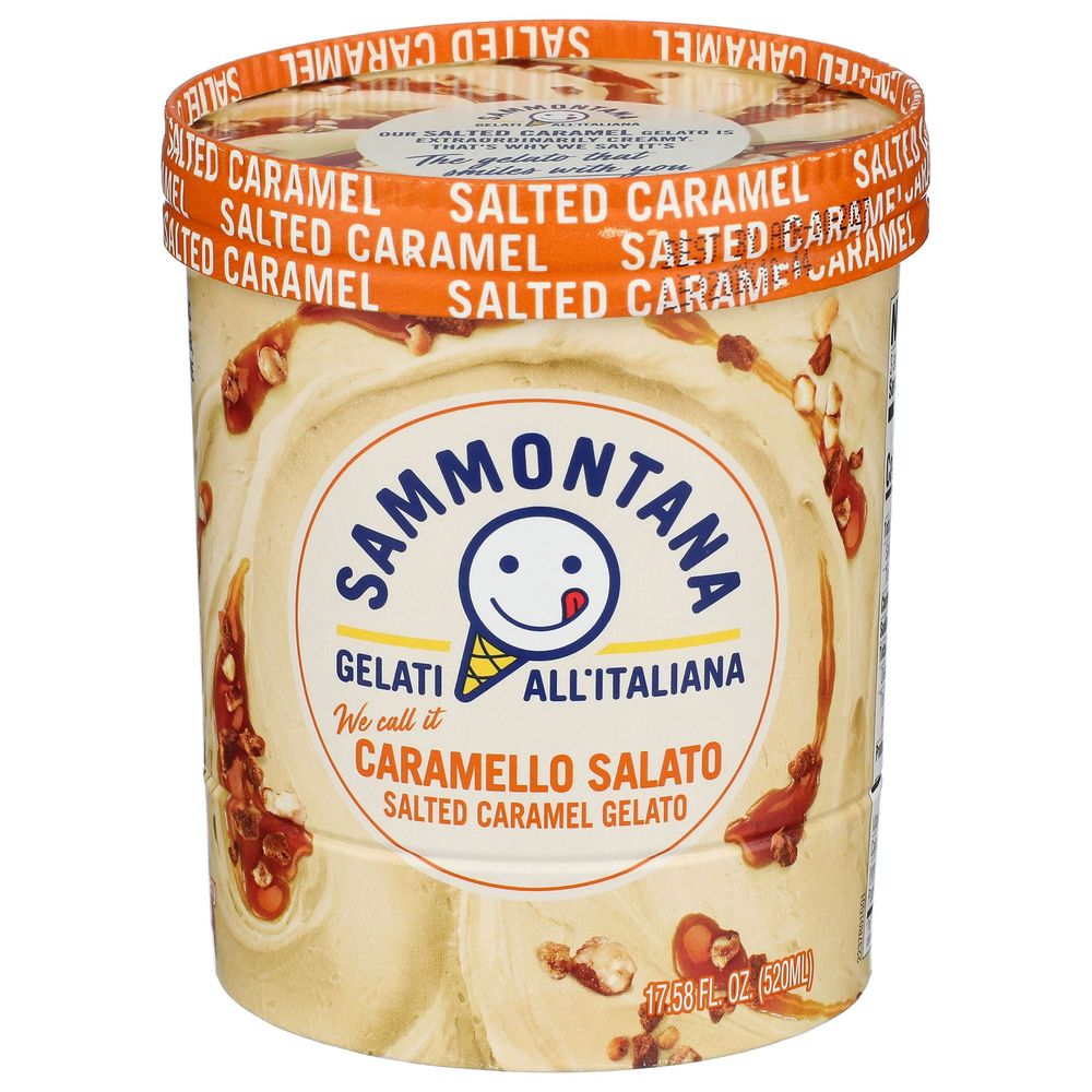 Sammontana Caramello Salato Salted Caramel Gelato, 17.58 Ounce -- 6 Per Case