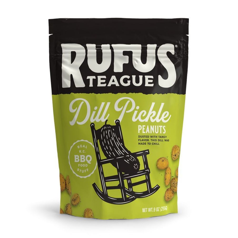 Rufus Teague Dill Pickle Peanuts, 9 Ounce -- 12 Per Case