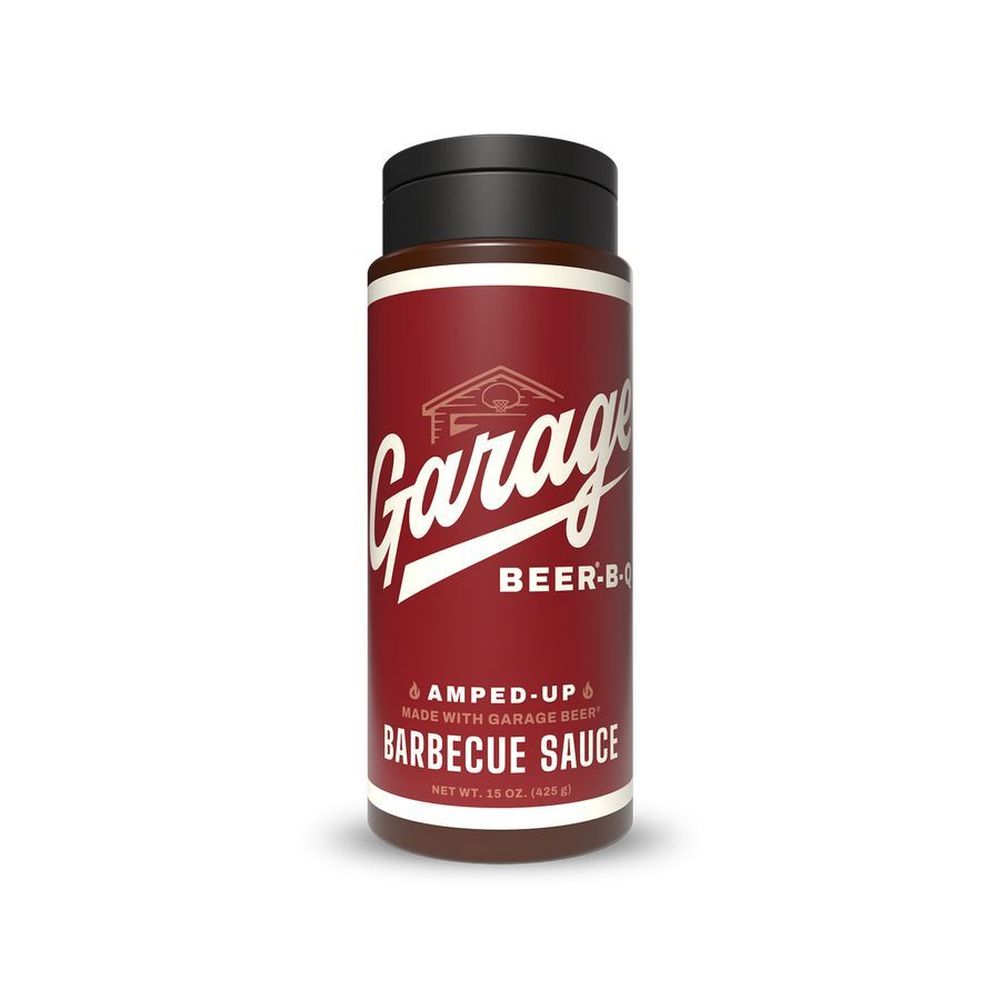 Rufus Teague Garage Beer B-q Amped Up Barbecue Sauce, 15 Ounce -- 6 Per Case