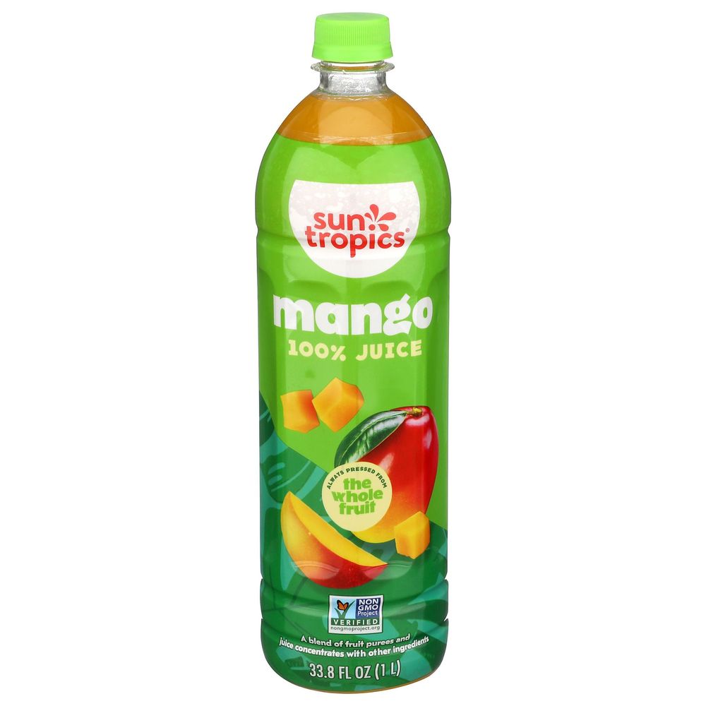 Sun Tropics 100 Percent Mango Juice, 33.8 Fluid Ounce -- 6 Per Case