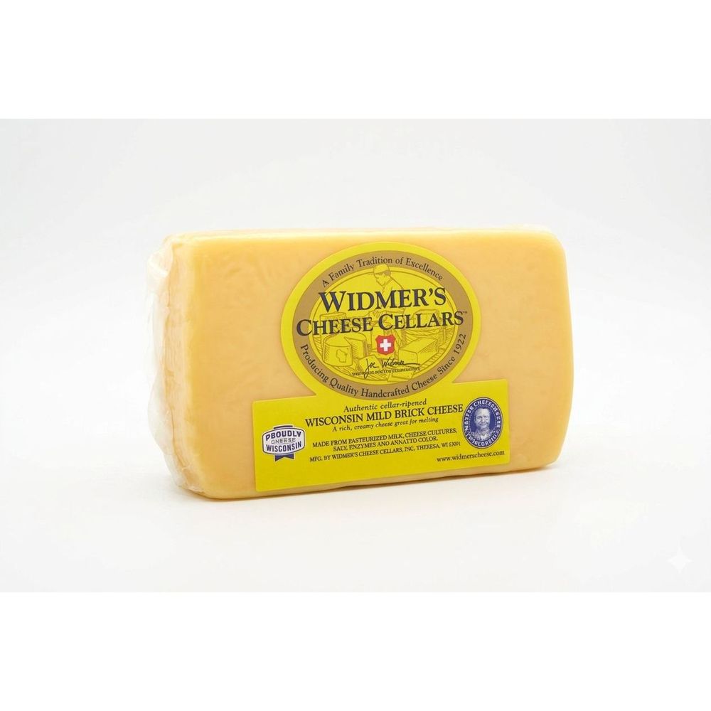 Widmer Mild Brick Cheese, 7 Ounce -- 12 Per Case