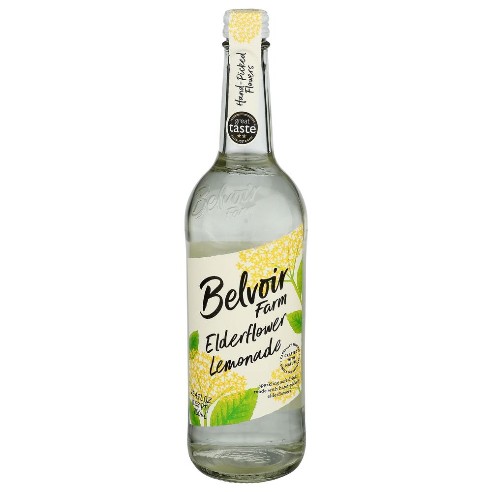 Belvoir Farm Elderflower Lemonade, 25.4 Fluid Ounce -- 6 Per Case