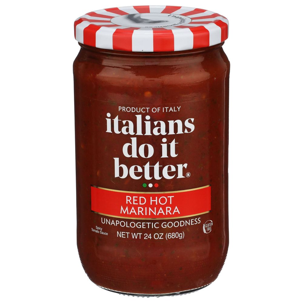 Italians Do It Better Red Hot Marinara Sauce, 24 Ounce -- 6 Per Case