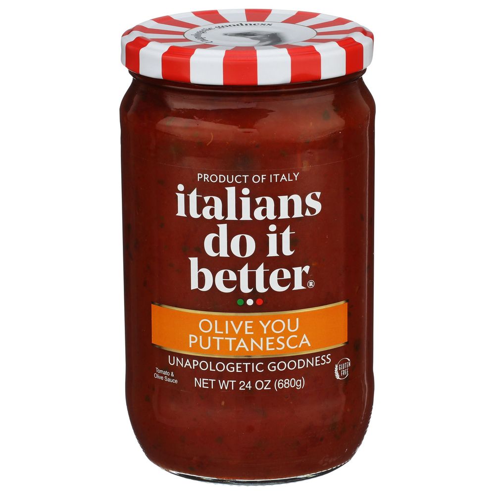 Italians Do It Better Olive You Puttansca Sauce, 24 Ounce -- 6 Per Case