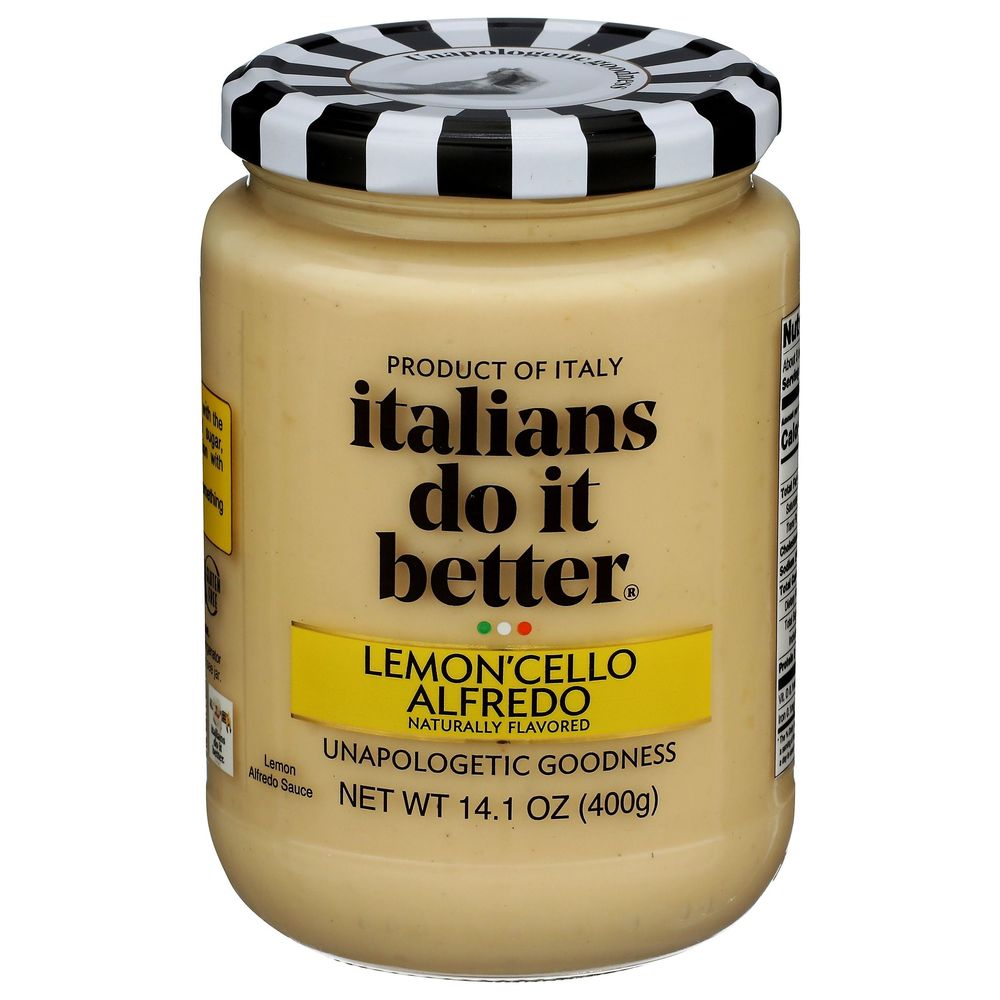 Italians Do It Better Lemoncello Alfredo Sauce, 14.1 Ounce -- 6 Per Case