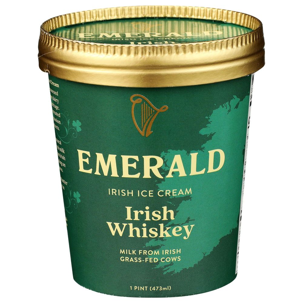 Emerald Irish Whiskey Irish Ice Cream, 16 Fluid Ounce -- 8 Per Case