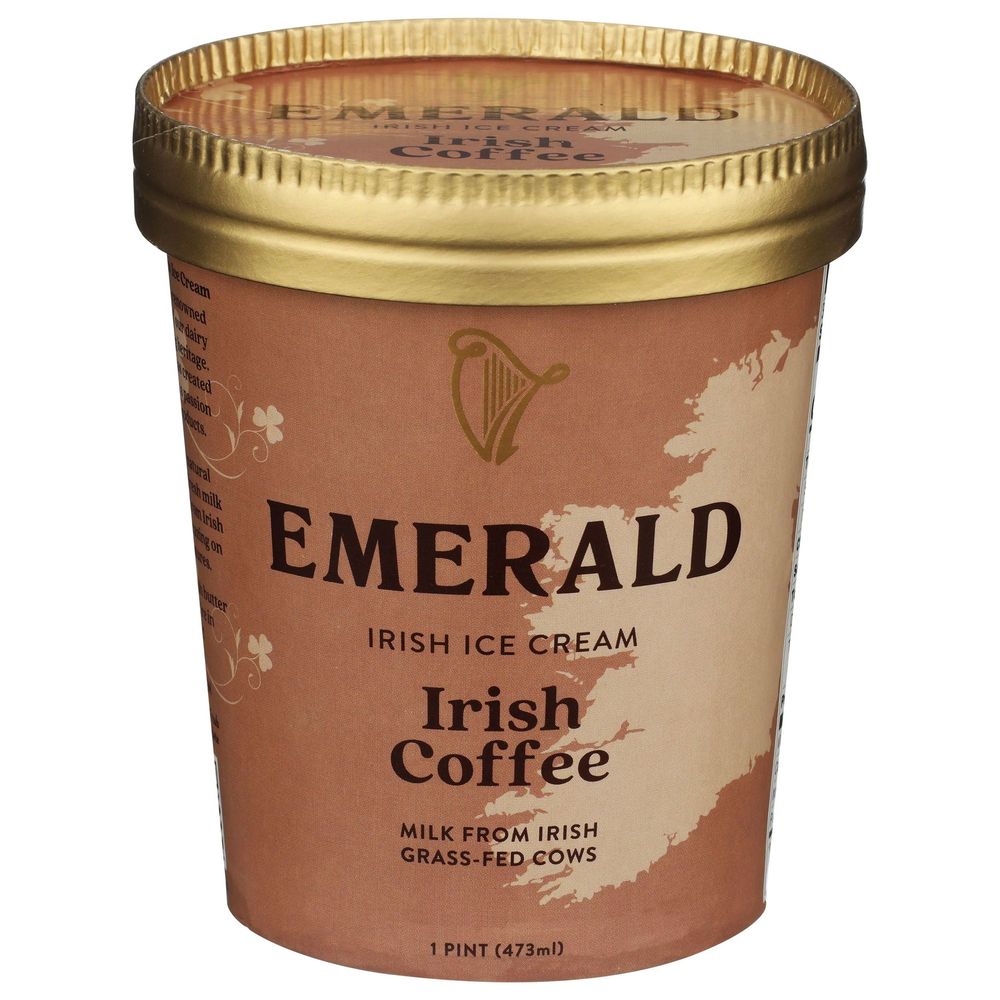 Emerald Irish Coffee Irish Ice Cream, 16 Fluid Ounce -- 8 Per Case