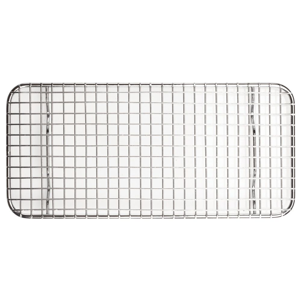 Winco 18/8 Stainless Steel Wire Pan Grate For Third Size Steam Pan, 5 X 10 1/2 Inch -- 12 Per Case