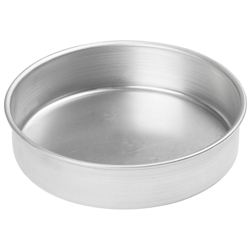 Winco Aluminum Round Layer Cake Pan, 8 X 2 Inch