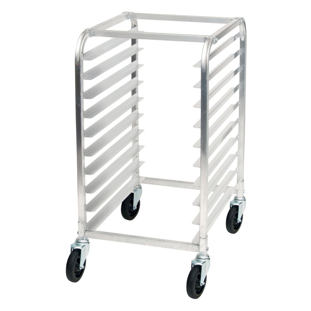 Winco Aluminum 10 Tier End-load Sheet Pan Rack With 3 Inch Space, 21 X 26.5 X 39 Inch