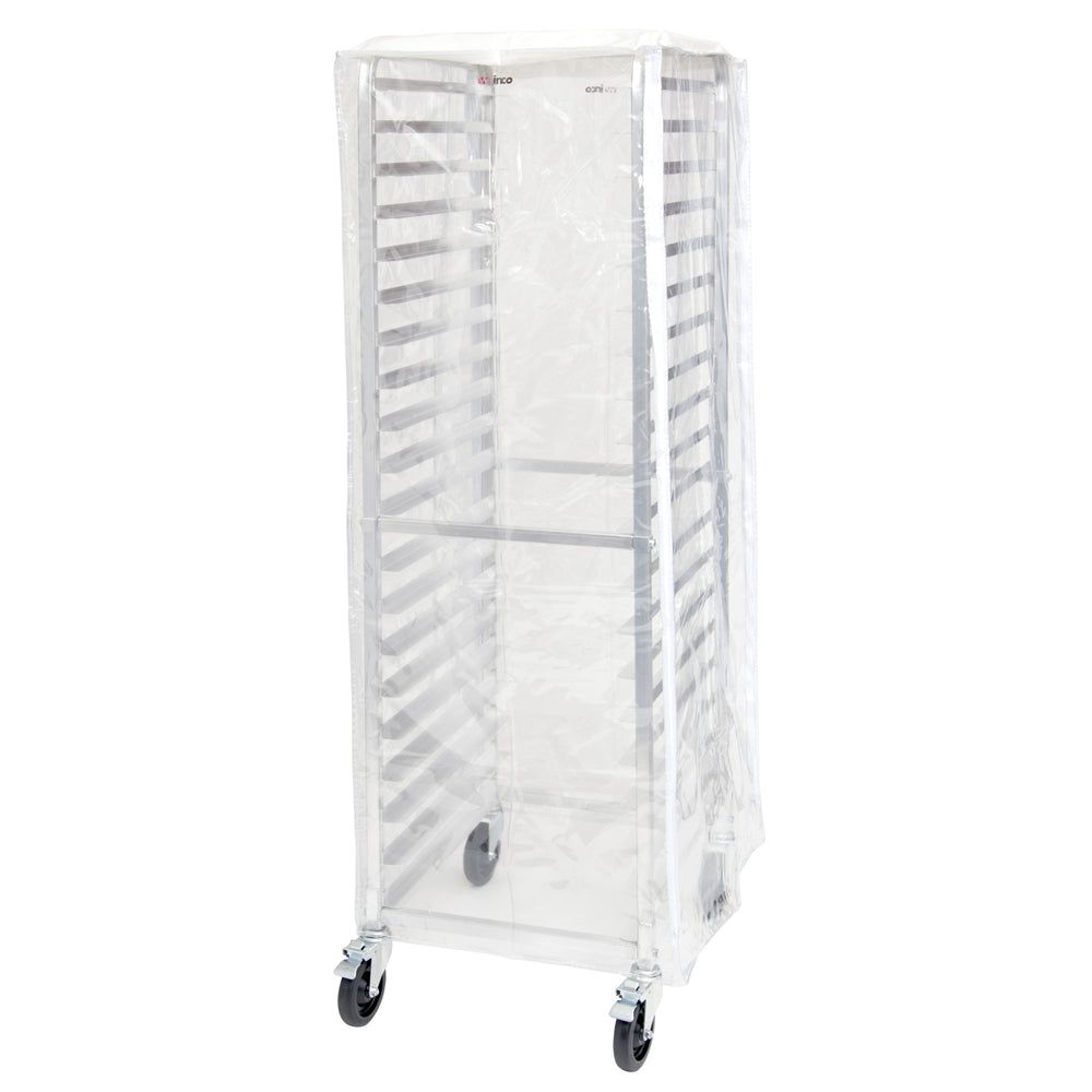 Cubierta De Vinilo Blanca Winco Para Rack De Bandejas De Aluminio De 20 Y 30 Niveles