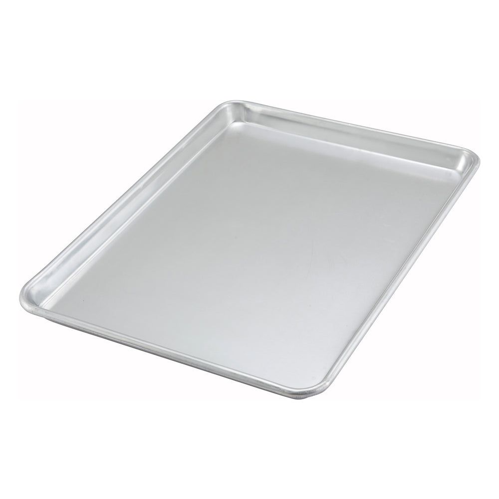 Winco 3003 Aluminum Half Size Closed Bead Sheet Pan, 13 X 18 Inch