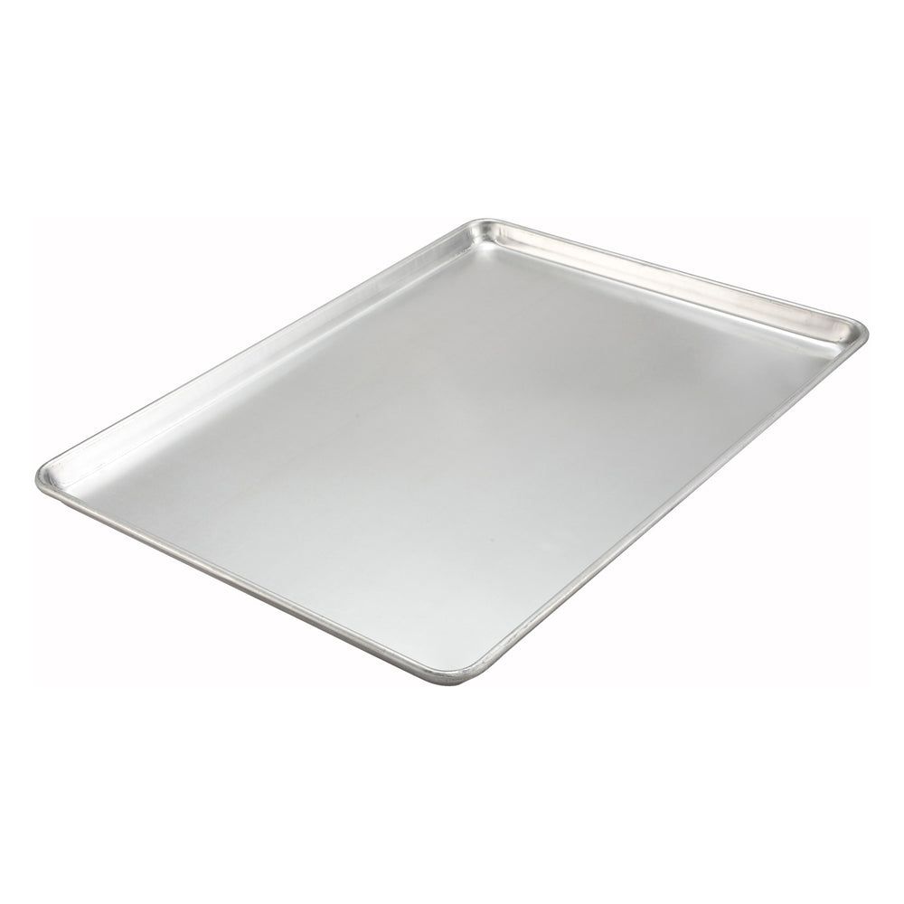 Winco 18 Gauge Aluminum Full Size Closed Bead Sheet Pan, 18 X 26 Inch