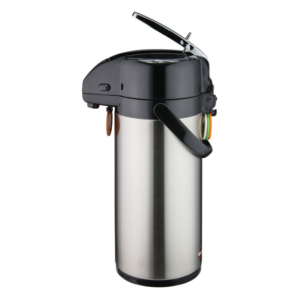 Winco Professional Stainless Steel Body And Liner Lever Top Vacuum Server, 2.5 Liter