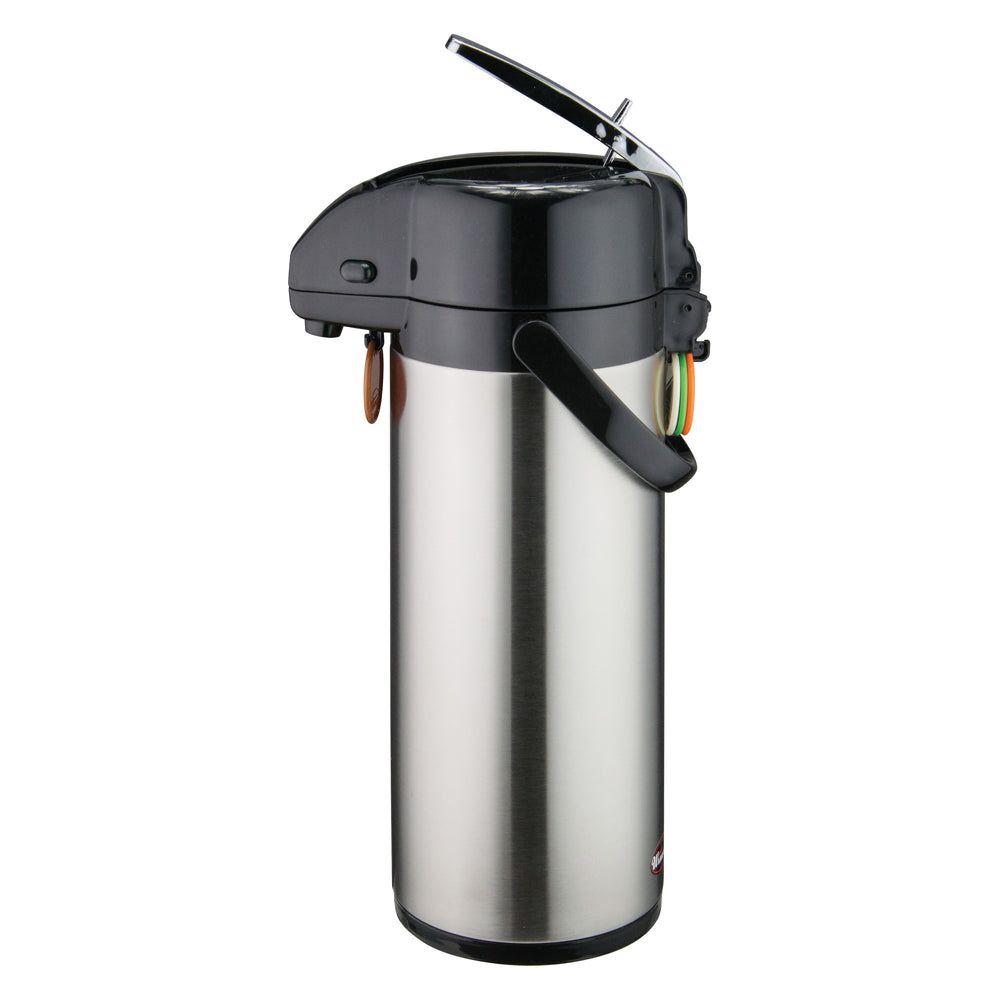 Winco Professional Stainless Steel Body And Liner Lever Top Vacuum Server, 3.0 Liter