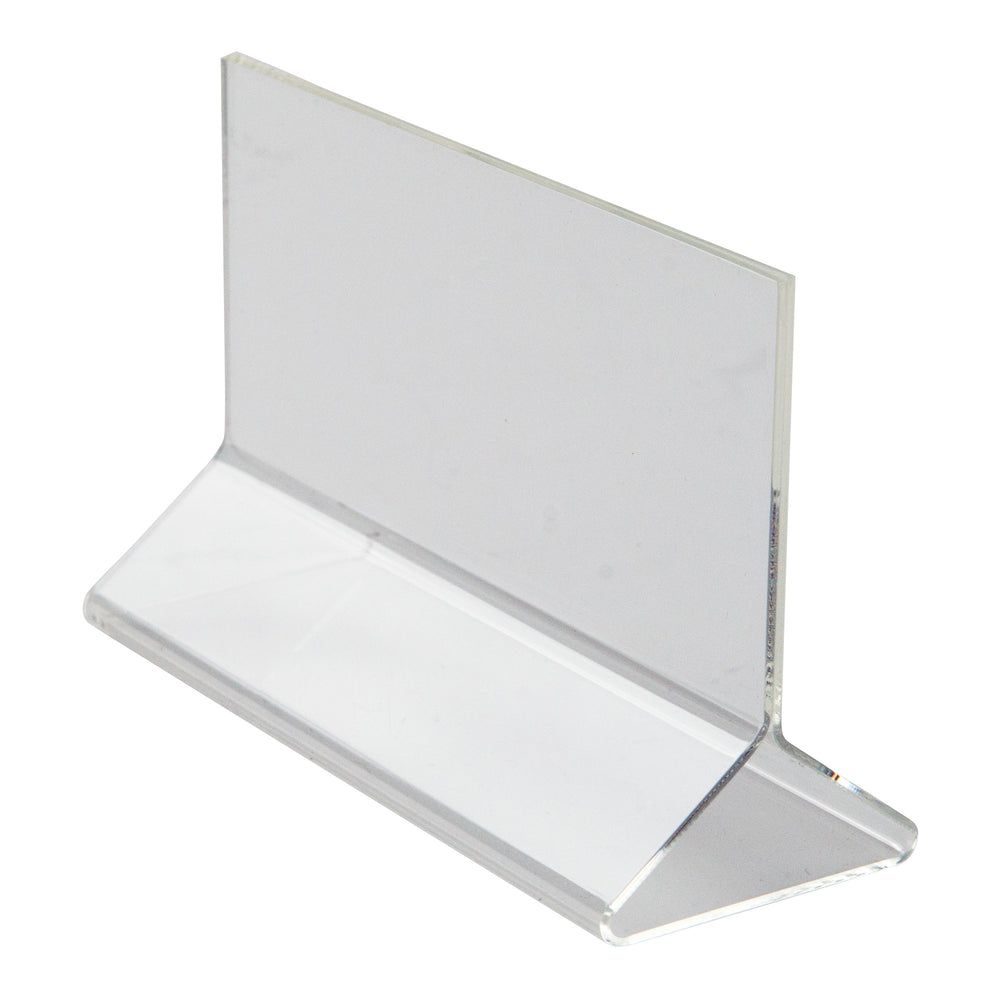Winco Clear Acrylic 2.0 Mm Double-sided Menu Stand, 5 1/2 X 3 1/2 Inch