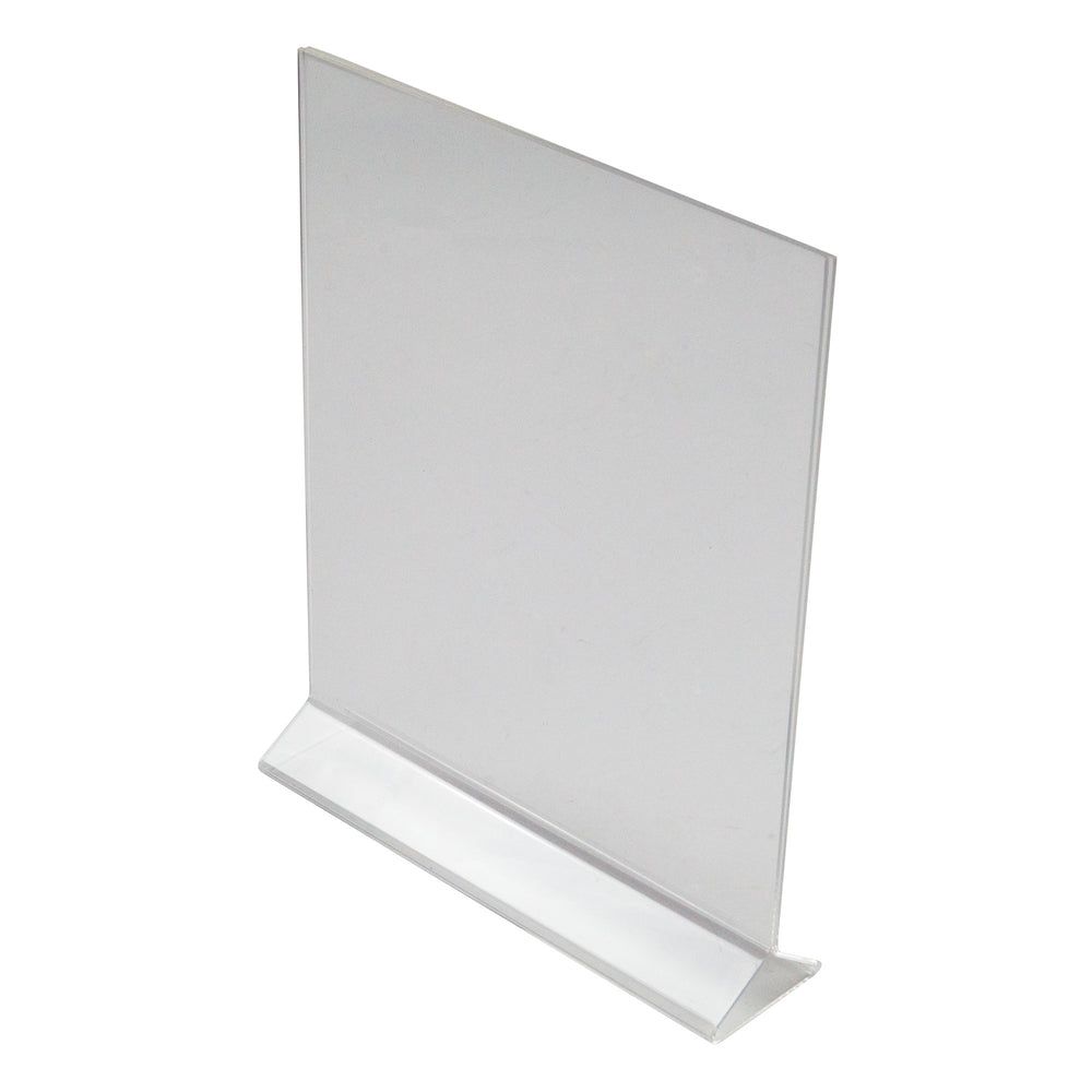 Winco Clear Acrylic 2.0 Mm Double-sided Menu Stand, 8 X 11 Inch