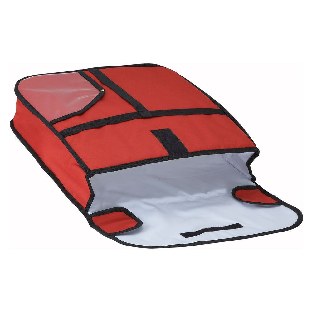 Winco Polyester Red Pizza Bag, 18 X 18 X 5 Inch