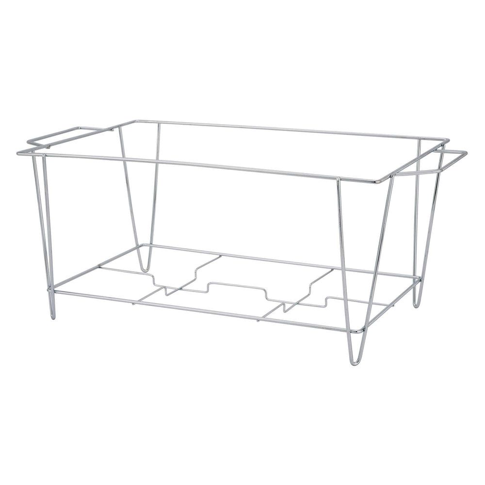 Winco Wire Full Size Rectangle Chafer Stand For Steam Pans And Water Pans