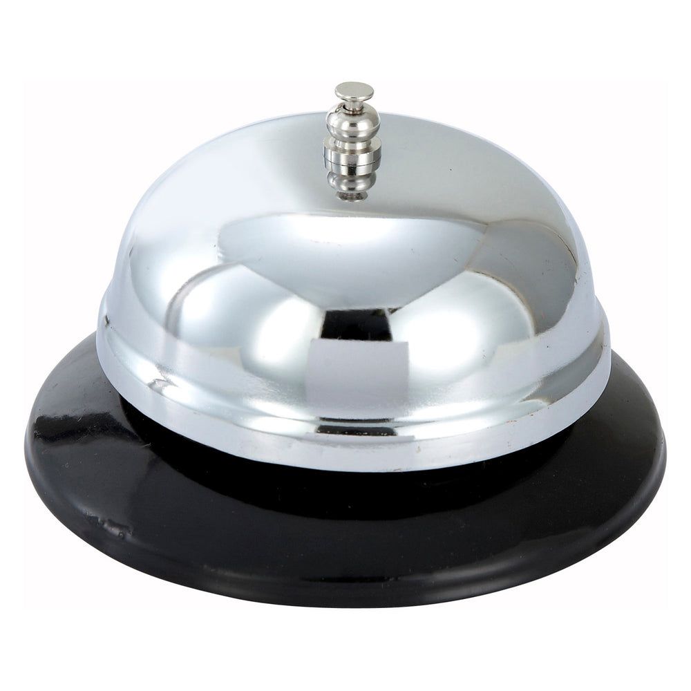 Winco Chrome Plated Call Bell, 4 Inch Diameter
