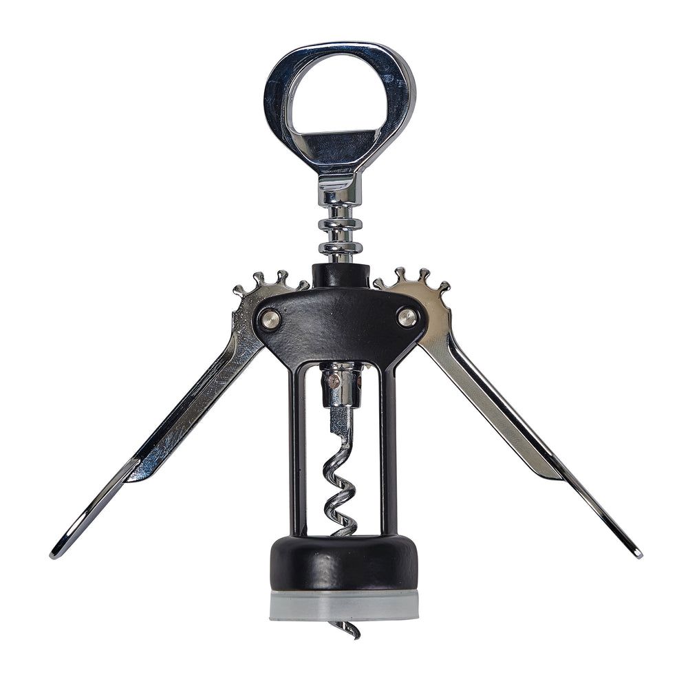 Winco Black Stainless Steel Wing Type Cork Screw, 7.75 X 8.13 X 1.5 Inch -- 12 Per Case