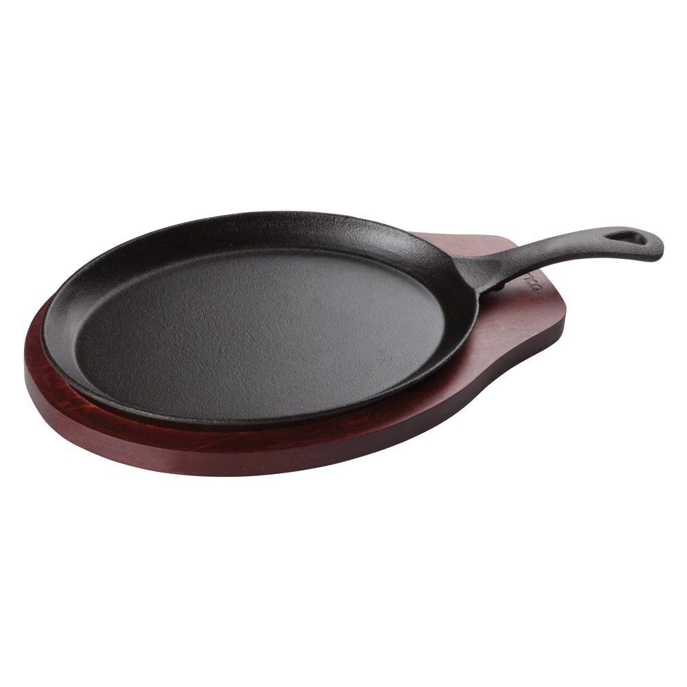 Winco Cast Iron 2 Piece Fajita Server Set -- 12 Set Per Case