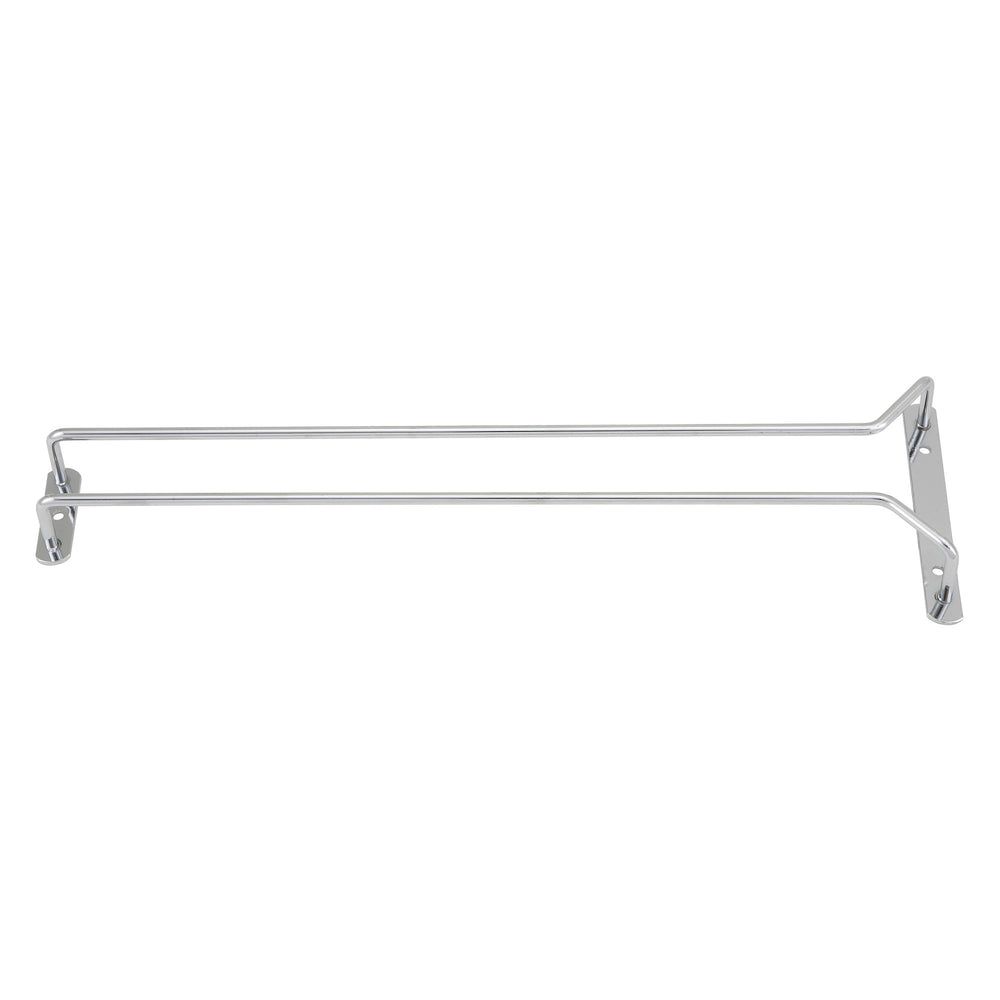 Winco Chrome Plated Wire Single Channel Glass Hanger, 16 Inch