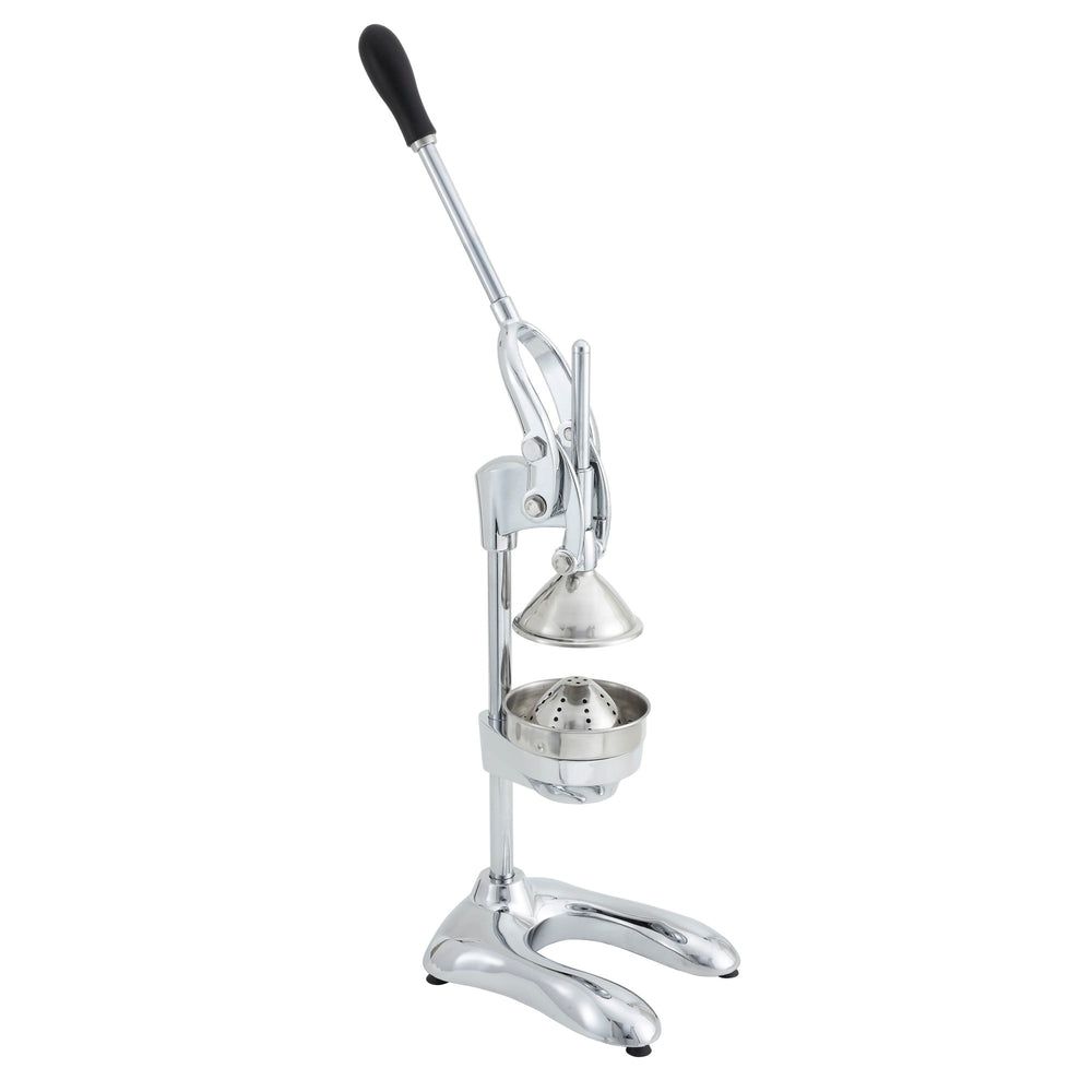 Winco Premium 18/8 Stainless Steel Hand Press Citrus Juicer, 10.5 X 8 X 19.75 Inch