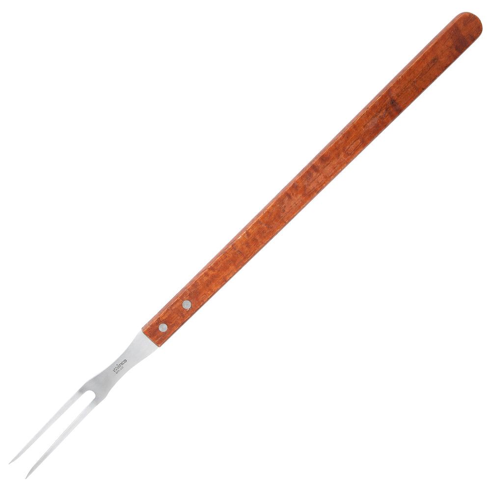 Winco Wooden Handle Pot Fork, 21-7/8 Inch
