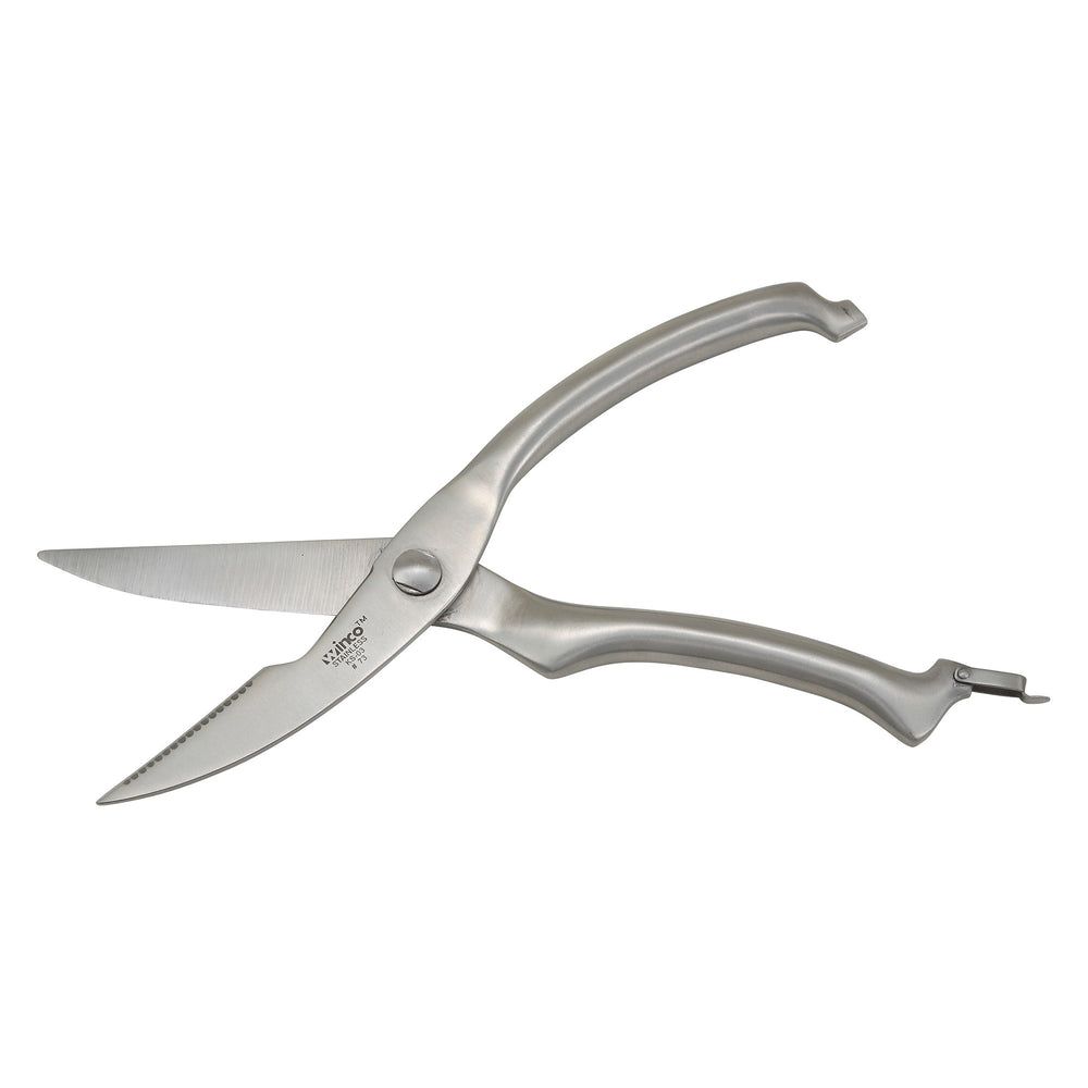 Winco Stainless Steel Poultry Shears, 10 X 2 X 0.63 Inch