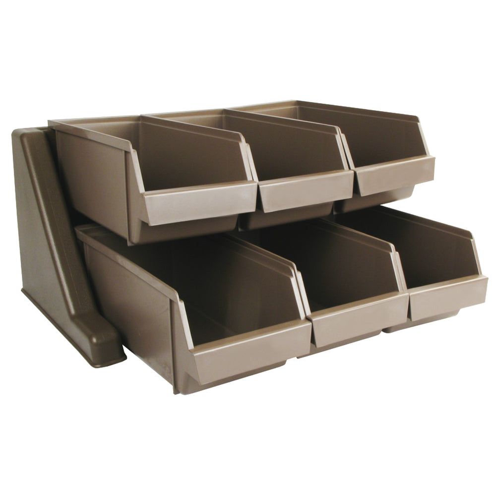 Winco Plastic Cutlery Organizer Bin Set, 17.25 Inch Length