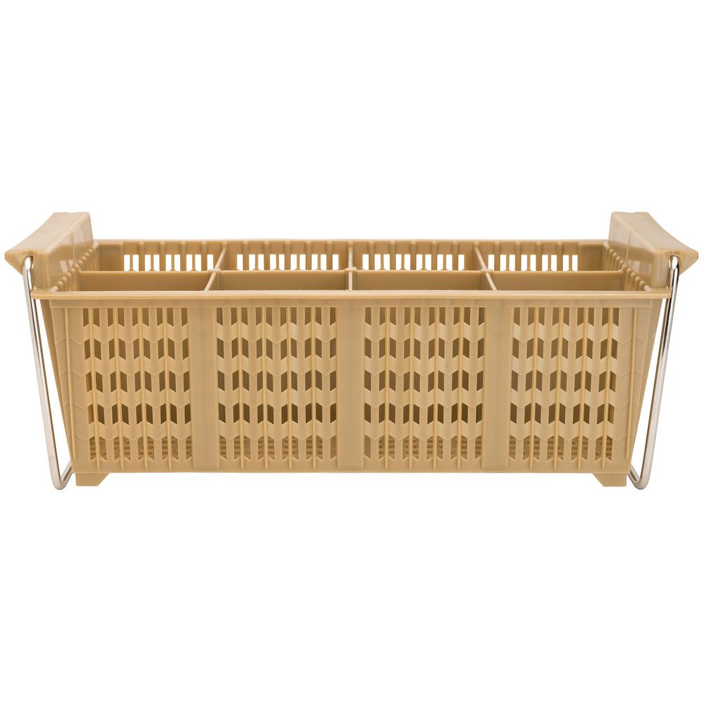 Winco Plastic 8-compartment Cutlery Basket With Handle, 17 X 8 X 6 Inch