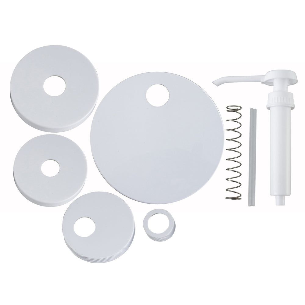 Winco Plastic Pump Dispenser Kit For Syrup And Liquor