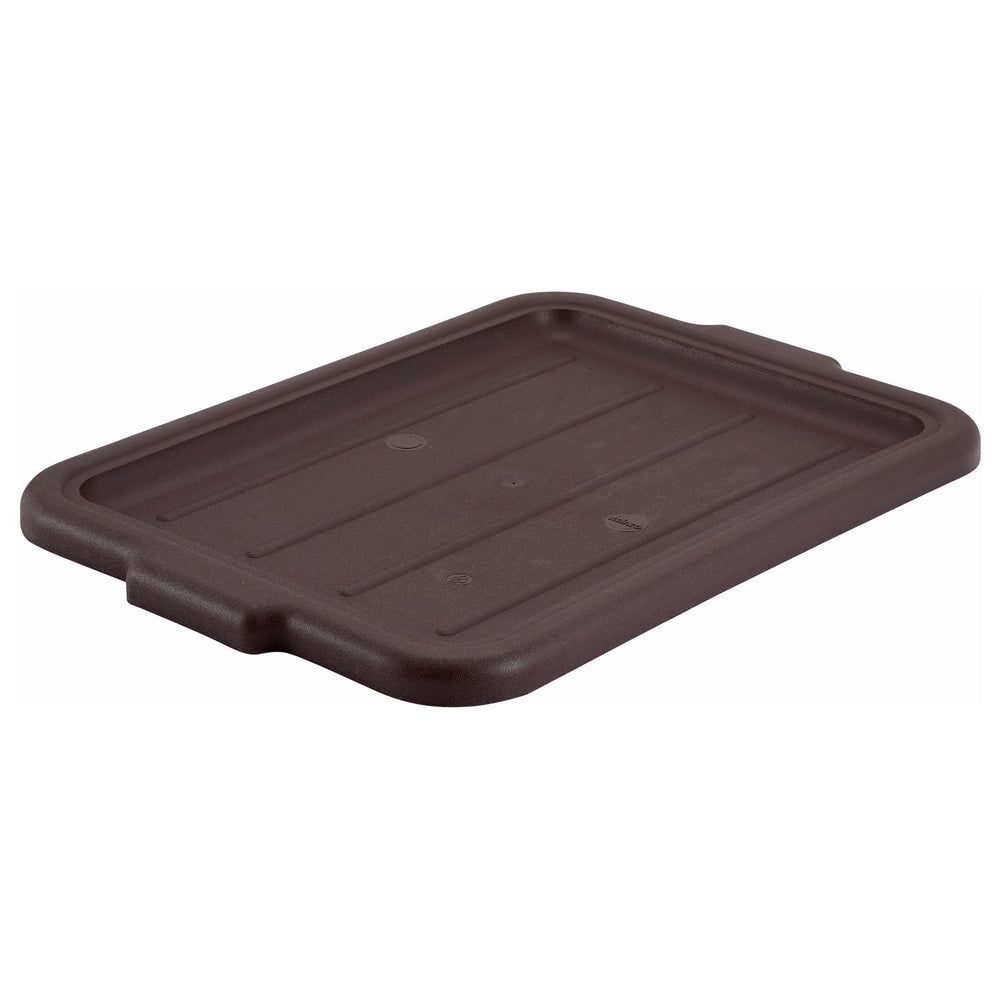 Winco Brown Plastic Cover For Standard Dish Box