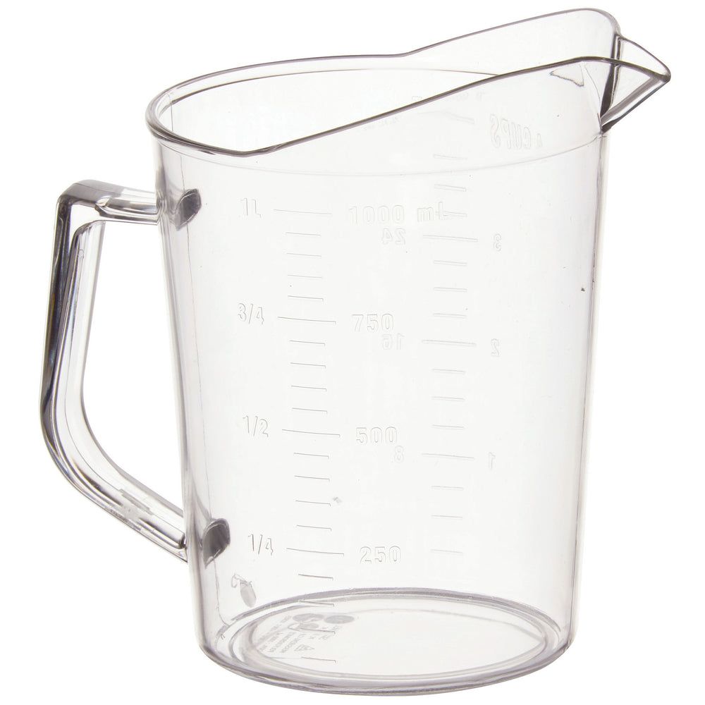 Winco Polycarbonate Measuring Cup, 1 Quart Capacity