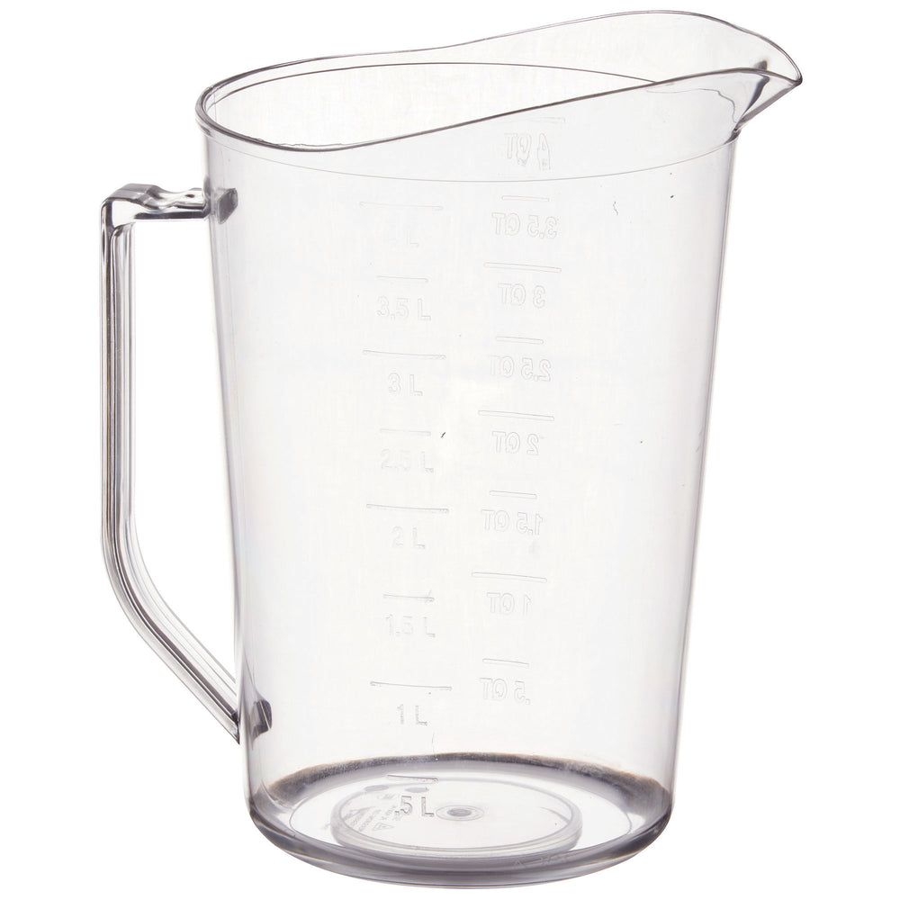 Winco Polycarbonate Measuring Cup, 4 Quart Capacity