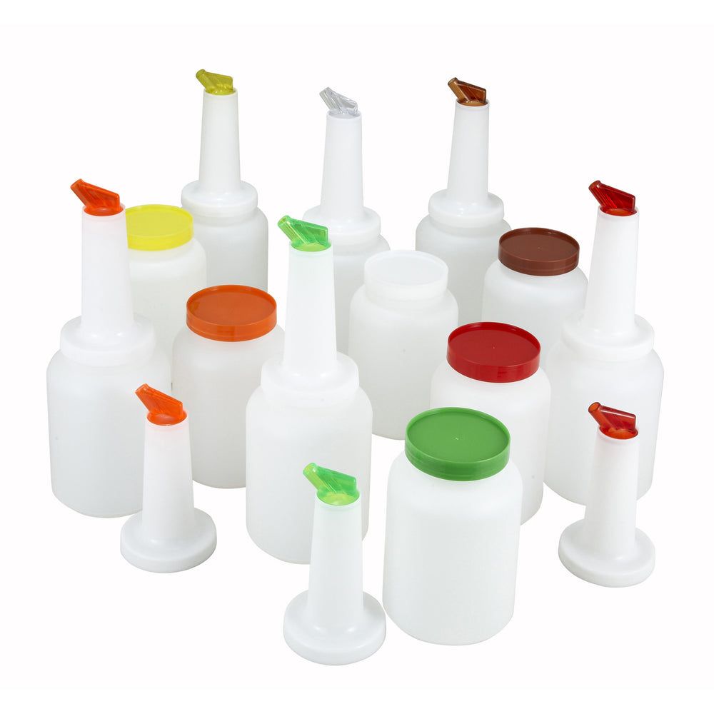 Winco Plastic Liquor/juice Multi-pour, 1 Quart Capacity -- 12 Per Case