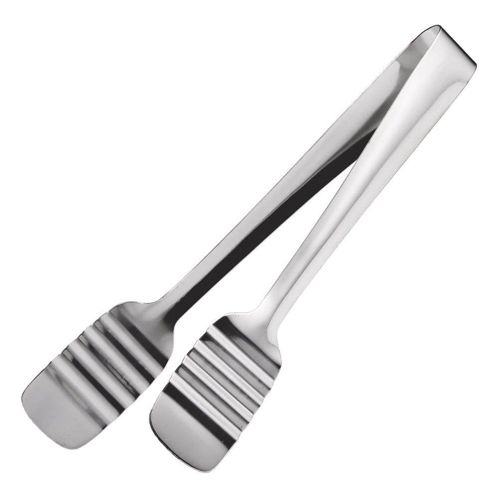 Winco Stainless Steel Solid With Long Handle Pastry Tong, 9 Inch