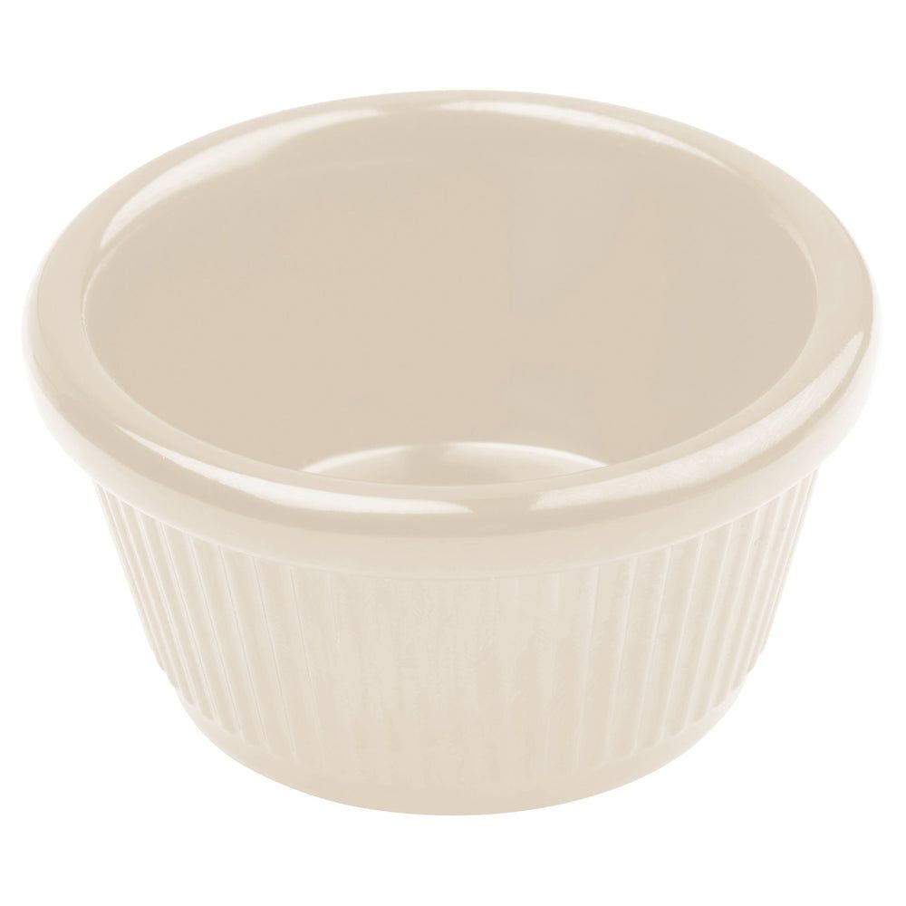 Winco Bone Melamine Fluted Ramekin, 3 Ounce Capacity -- 8 Per Case