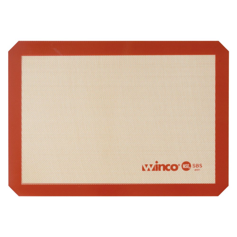 Winco Silicone 1/2 Size Baking Mat, 11-5/8 X 16-1/2 Inch -- 10 Per Case