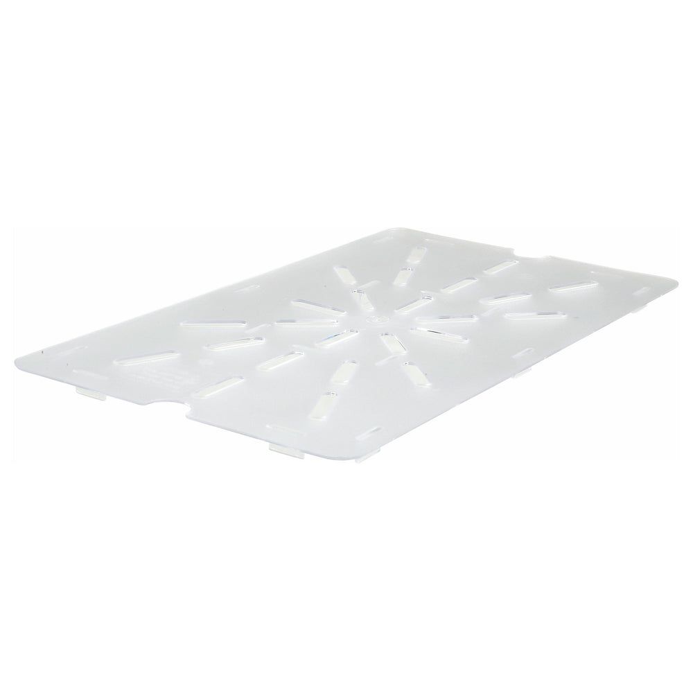 Winco Polycarbonate Rectangle Drain Shelf For Full Size Food Pan, 18 X 9-3/4 Inch